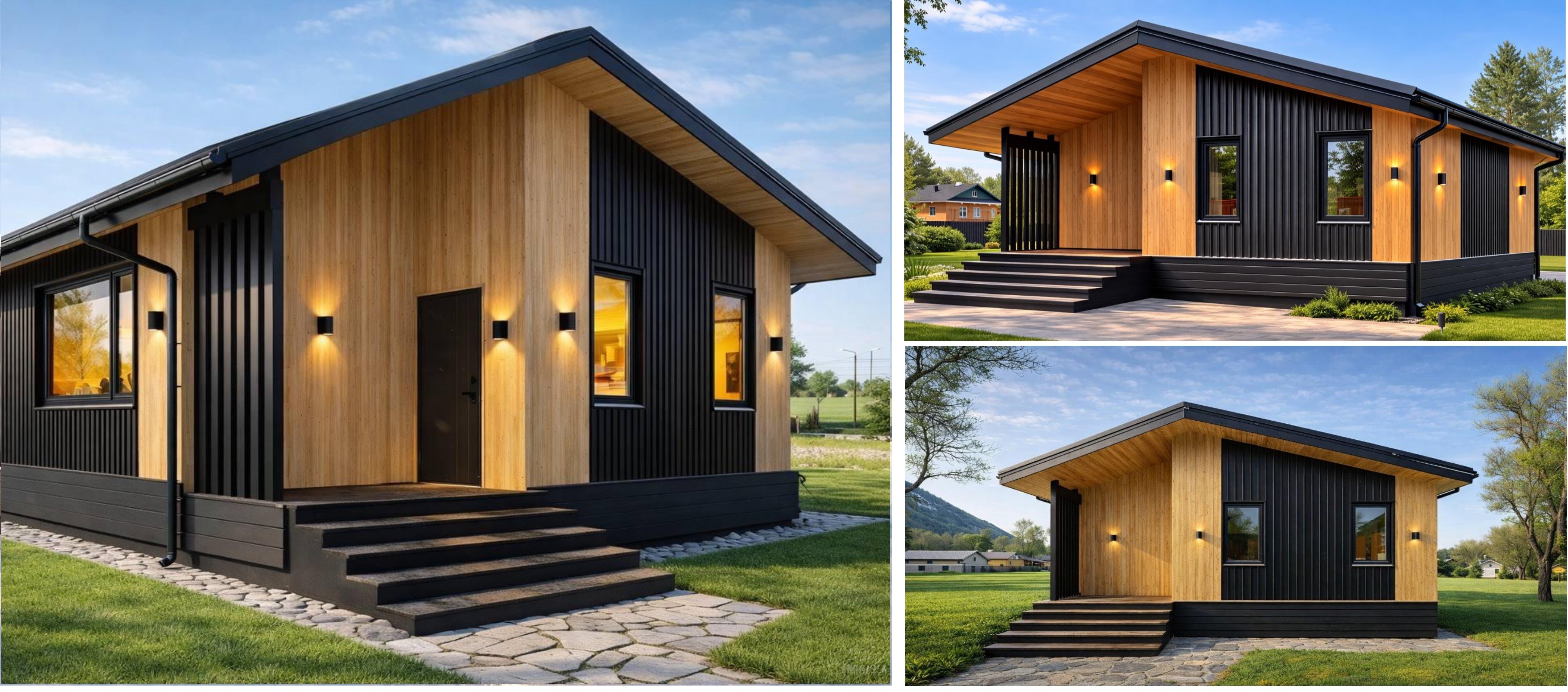 Префаб дом из CLT 65 метров 